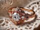 Rose Gold Engagement Ring Edwardian